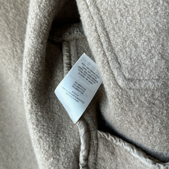 Wilfred Free (Aritzia) The Ganna Shirt Jacket in Taupe Beige Size Small - Picture 7 of 7